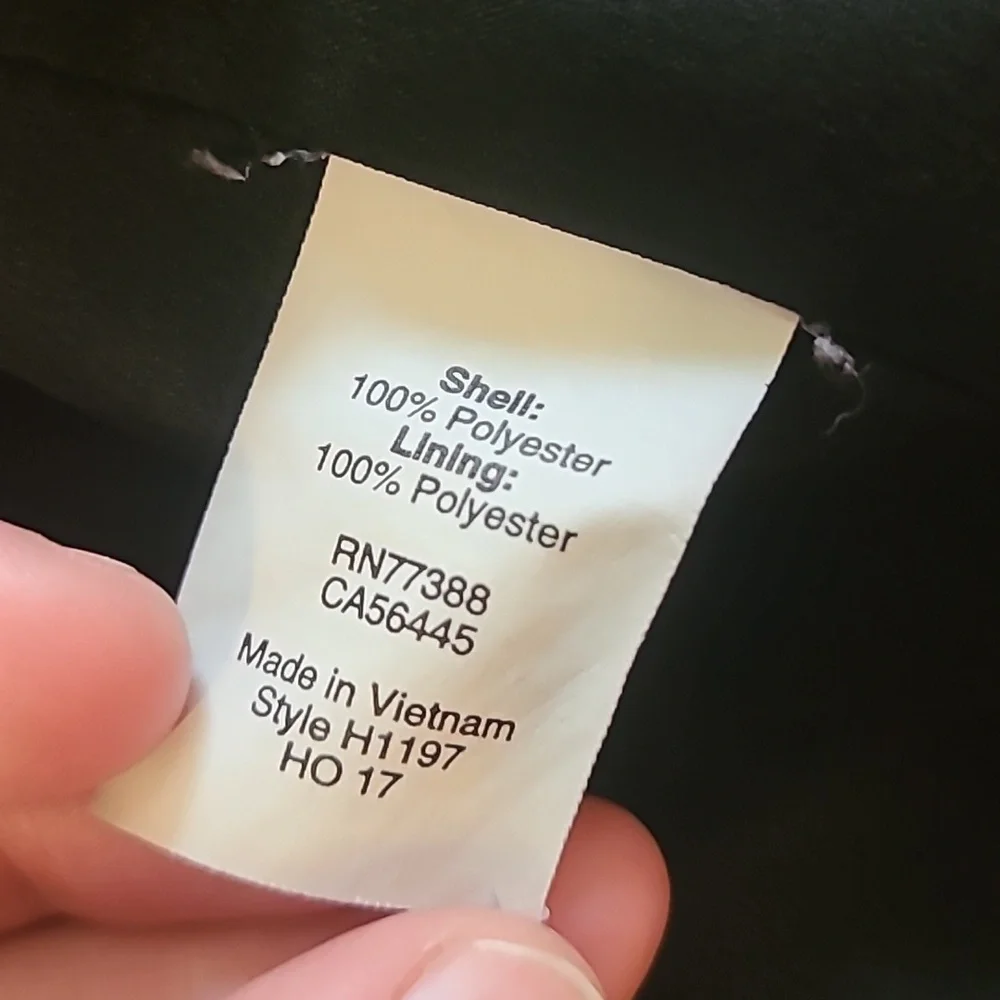 J. Crew Women's Size Small Black Fleece Sherpa Vest Gold Zip Warm Cozy Layering - Picture 4 of 5